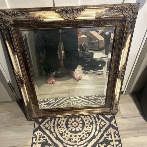 Ornate rectangular all - all, mirror
