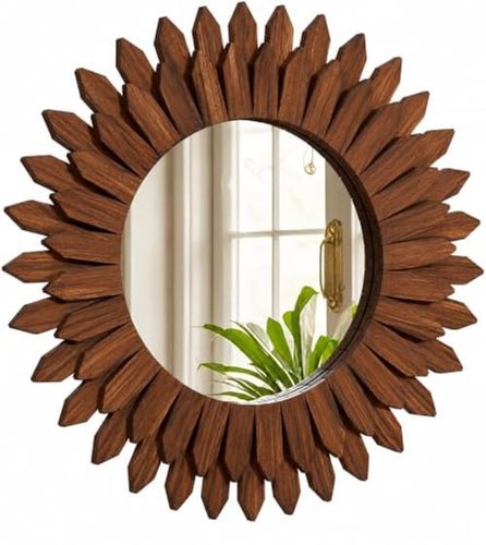 Round sunburst wooden - 20",