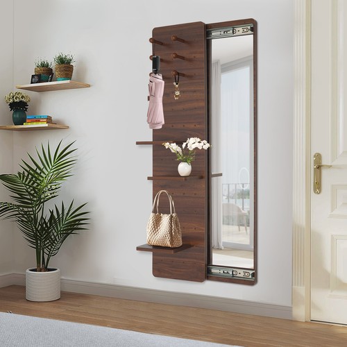 Walnut wall mounted - walnut, wall-mounted