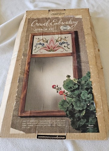 Vintage walnut framed mirror - vintage,