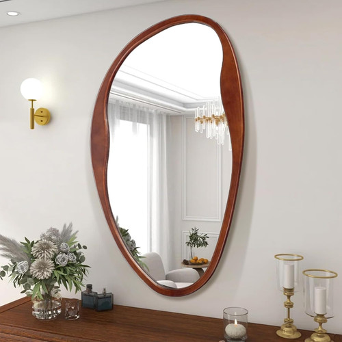 Stylish asymmetrical walnut - asymmetrical,