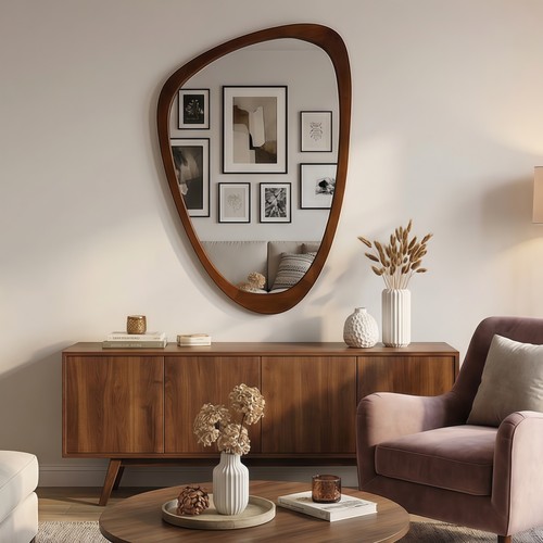 Morden irregular mirror with - irregular,