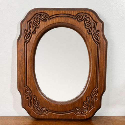Vintage carved solid wood - vintage,
