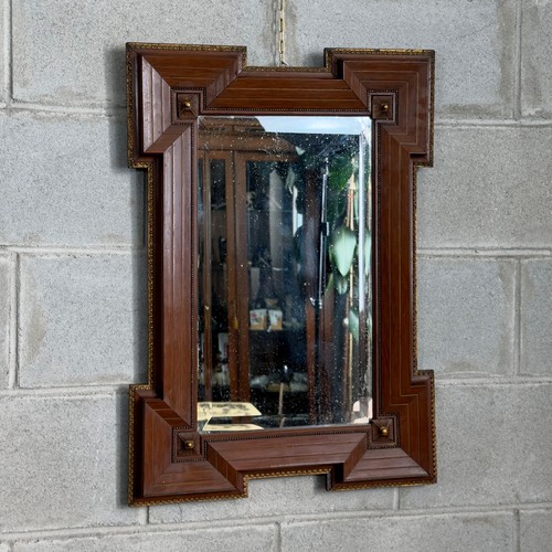 Antique wall mirror shaped - mirror,