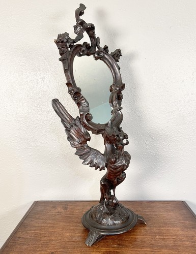 Antique gothic walnut - antique, wood