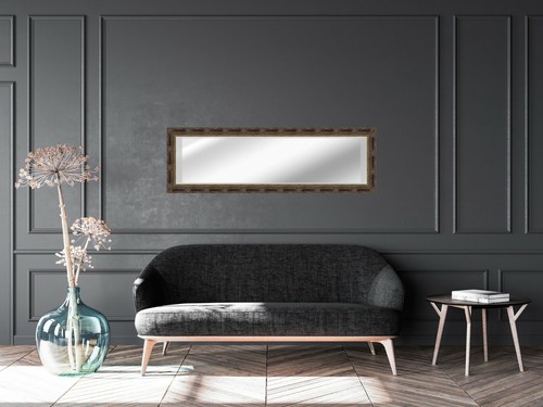 Large walnut gold - gold, mirror