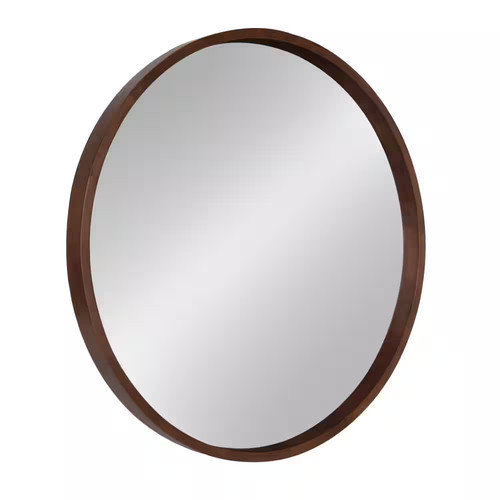 Medium round walnut brown - medium,