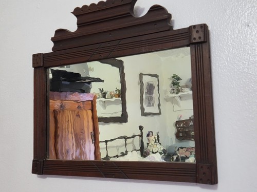 Antique mirror eastlake - antique,