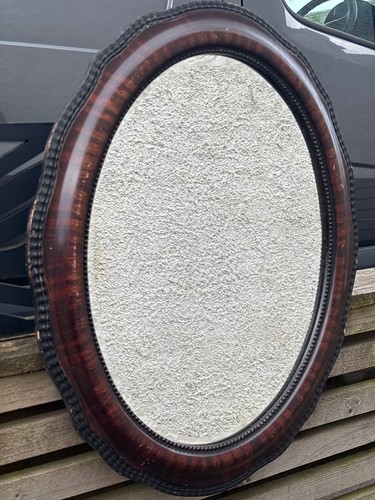 Vintage framed oval - oval, wall