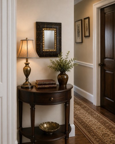 Victorian walnut with gold