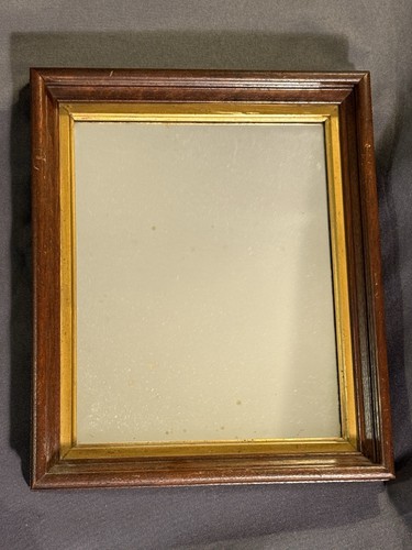 Antique wooden walnut frame - wooden,