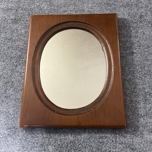 Vintage walnut wood - wood, framed