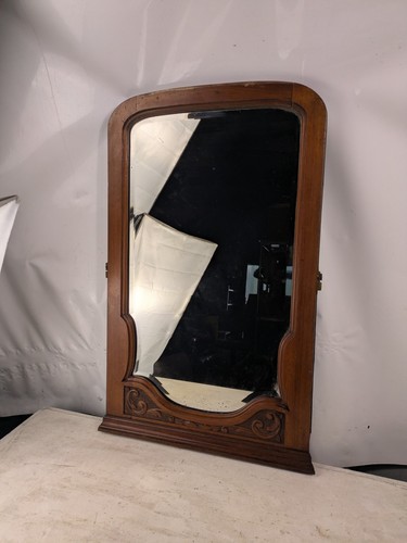 Antique dressing table mirror - table,