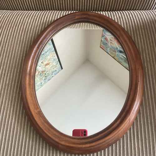 Vintage oval walnut - vintage,
